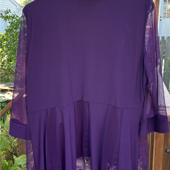 Purple Plum R & M Richards TOP jacket over shell Size L - Picture 5 of 14